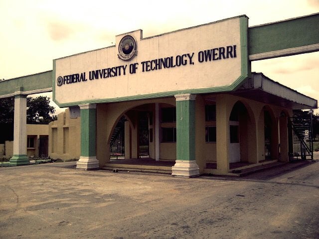Courses at Federal University of Technology Owerri